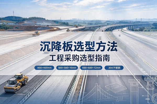 黔东南沉降板选择方法