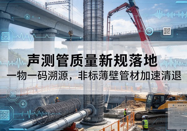 黔东南声测管质量新规落地，一物一码溯源，非标薄壁管材加速清退