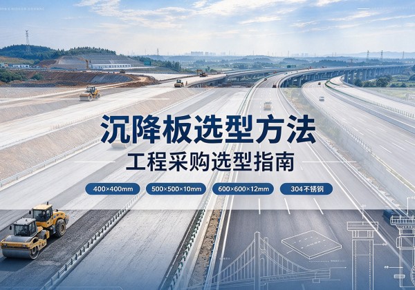 黔东南沉降板选择方法
